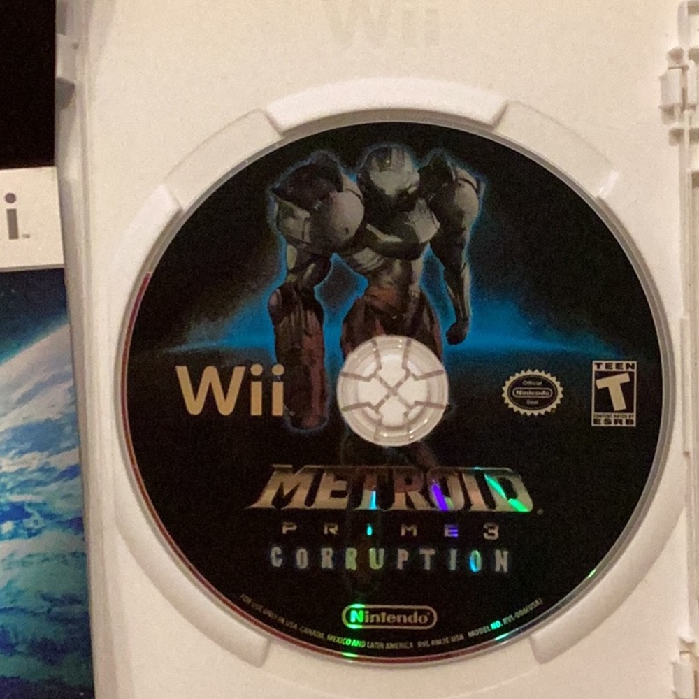 Metroid Prime 3 Corruption Nintendo Wii Game Complete - Picture 4 of 6